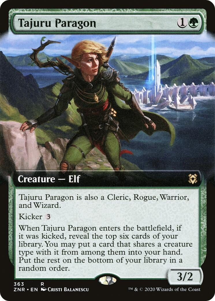 Image for Tajuru Paragon (Extended Art) (363) [Zendikar Rising] - Magic: The Gathering