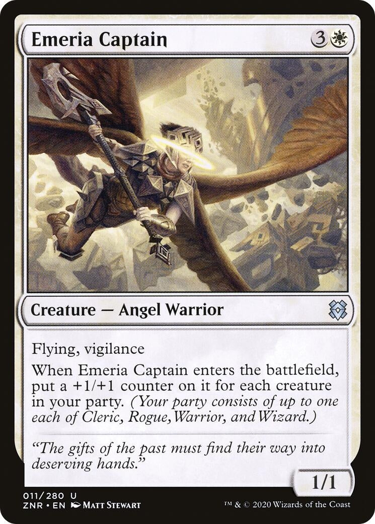 Image for Emeria Captain (11) [Zendikar Rising] - Magic: The Gathering