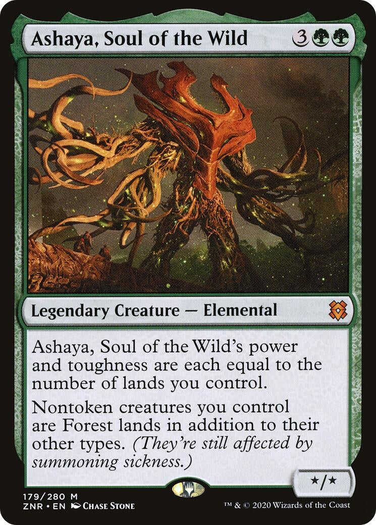 Image for Ashaya, Soul of the Wild (179) [Zendikar Rising] - Magic: The Gathering