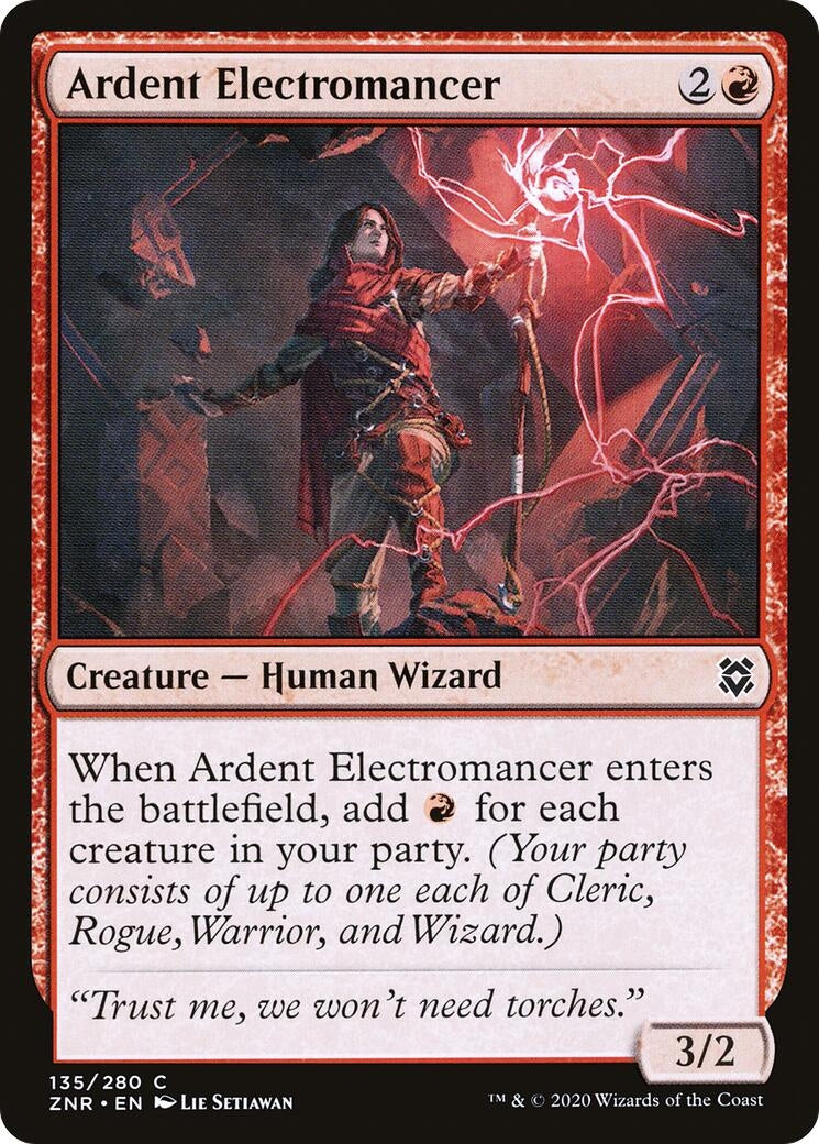 Image for Ardent Electromancer (135) [Zendikar Rising] - Magic: The Gathering