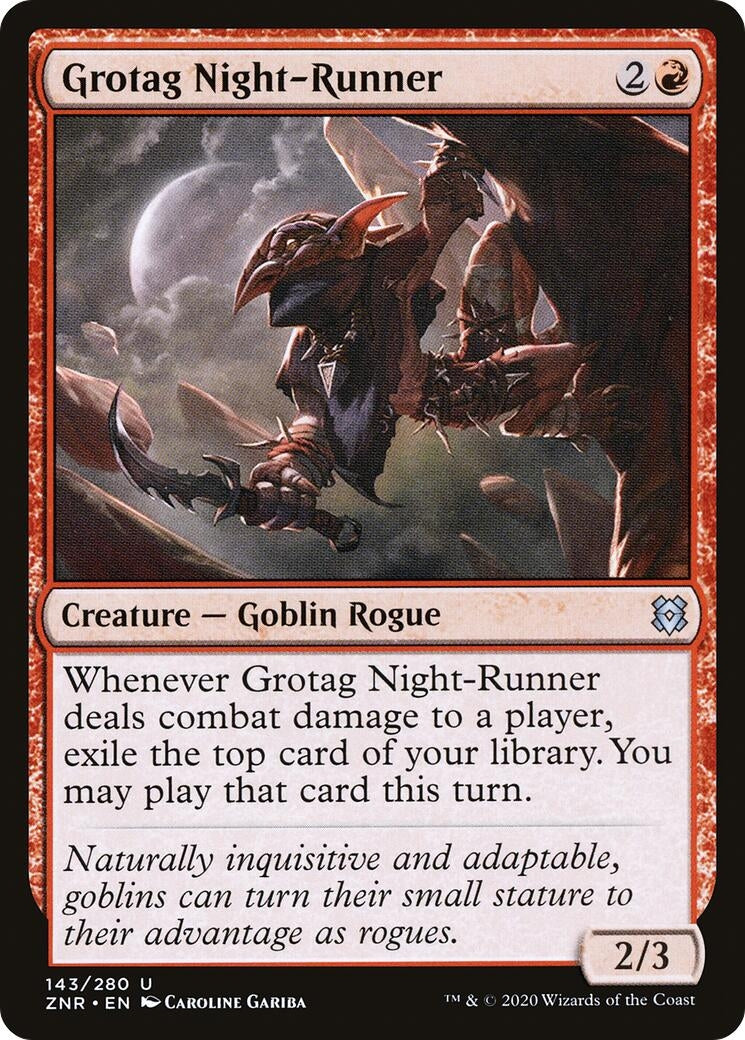 Image for Grotag Night-Runner (143) [Zendikar Rising] - Magic: The Gathering