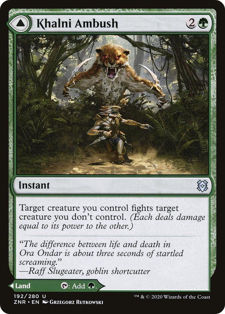 Image for Khalni Ambush (192) [Zendikar Rising] - Magic: The Gathering