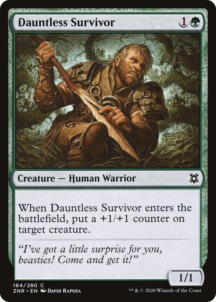Image for Dauntless Survivor (184) [Zendikar Rising] - Magic: The Gathering