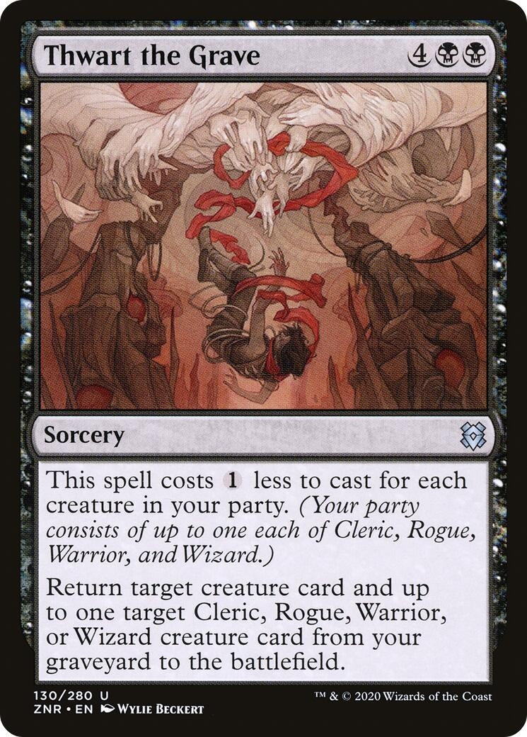 Image for Thwart the Grave (130) [Zendikar Rising] - Magic: The Gathering