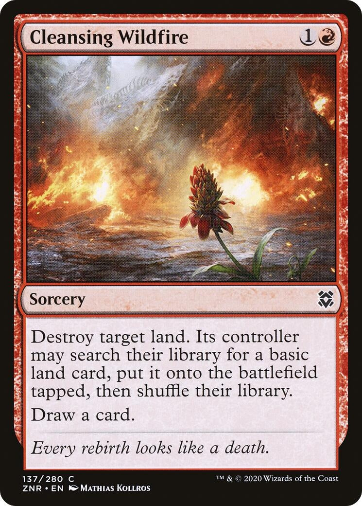 Image for Cleansing Wildfire (137) [Zendikar Rising] - Magic: The Gathering