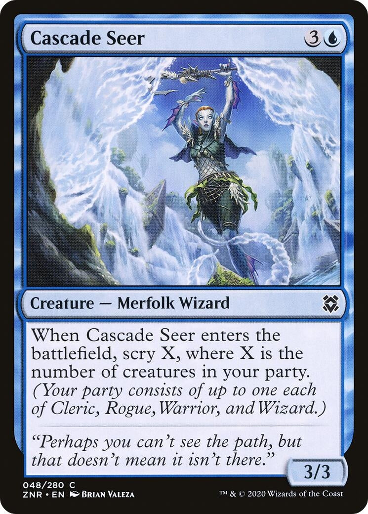 Cascade Seer (48) [Zendikar Rising]