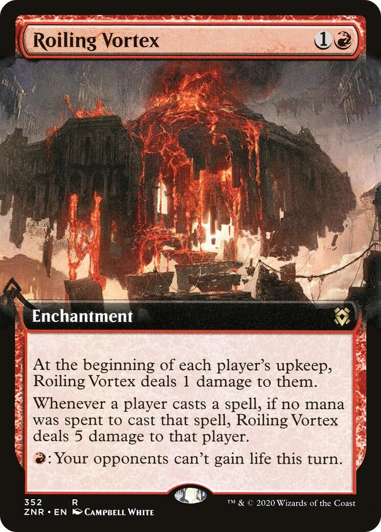 Roiling Vortex (Extended Art) (352) [Zendikar Rising]