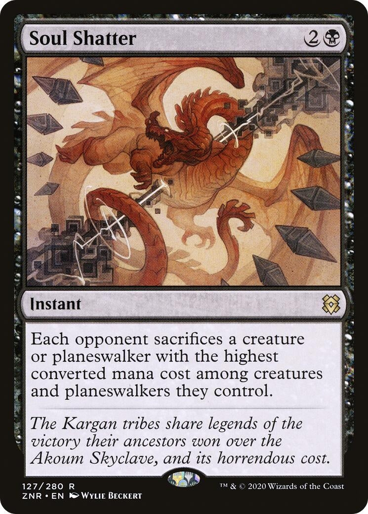 Image for Soul Shatter (127) [Zendikar Rising] - Magic: The Gathering