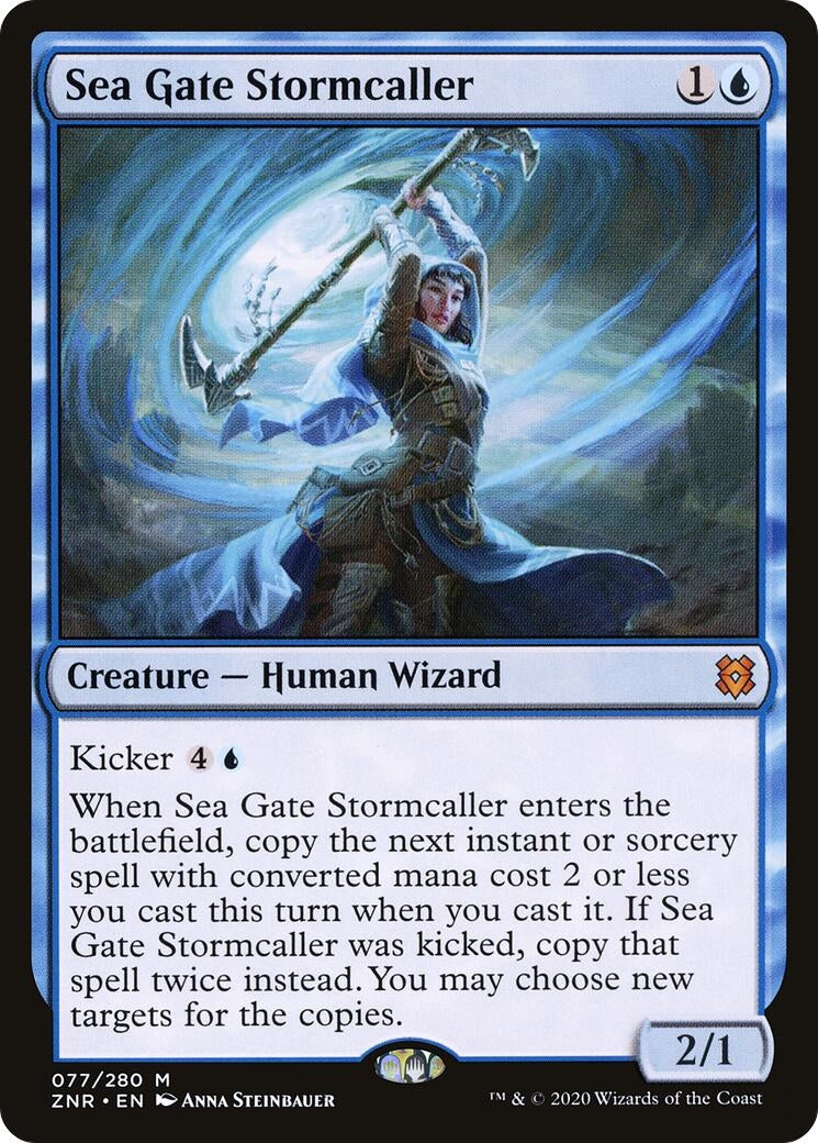 Image for Sea Gate Stormcaller (77) [Zendikar Rising] - Magic: The Gathering