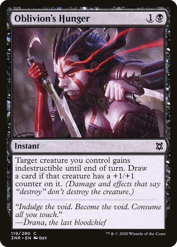 Image for Oblivion's Hunger (119) [Zendikar Rising] - Magic: The Gathering