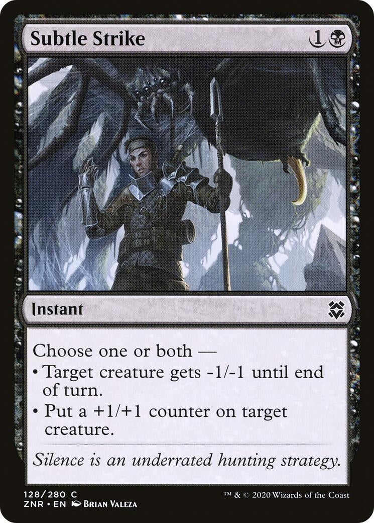 Image for Subtle Strike (128) [Zendikar Rising] - Magic: The Gathering