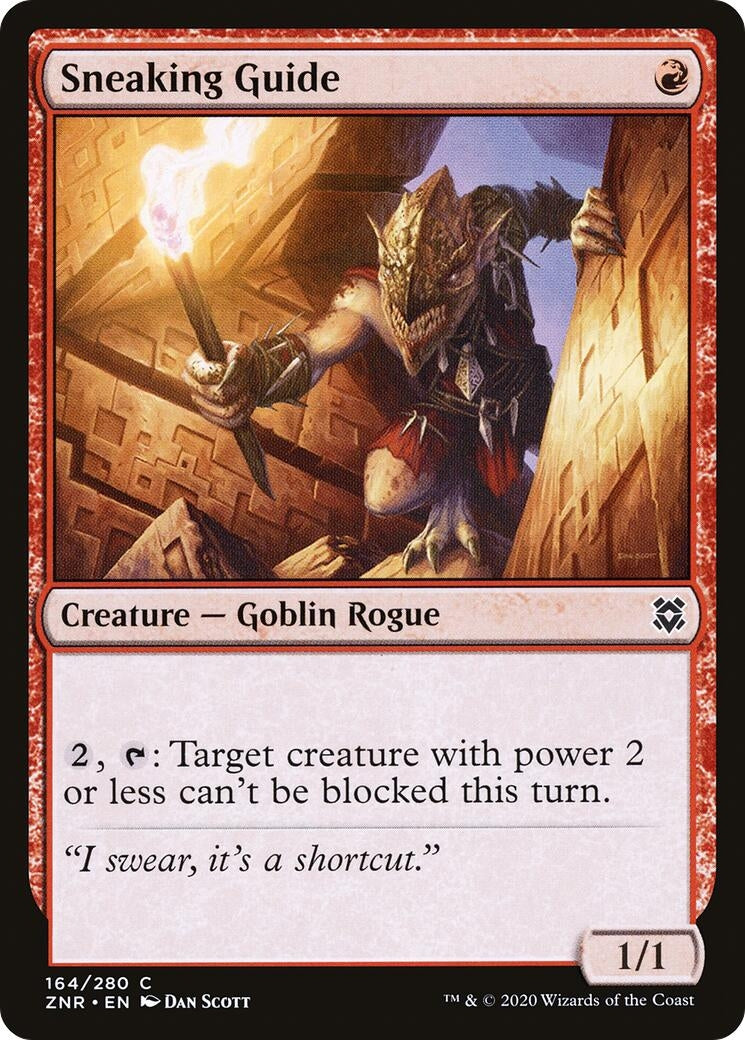Image for Sneaking Guide (164) [Zendikar Rising] - Magic: The Gathering