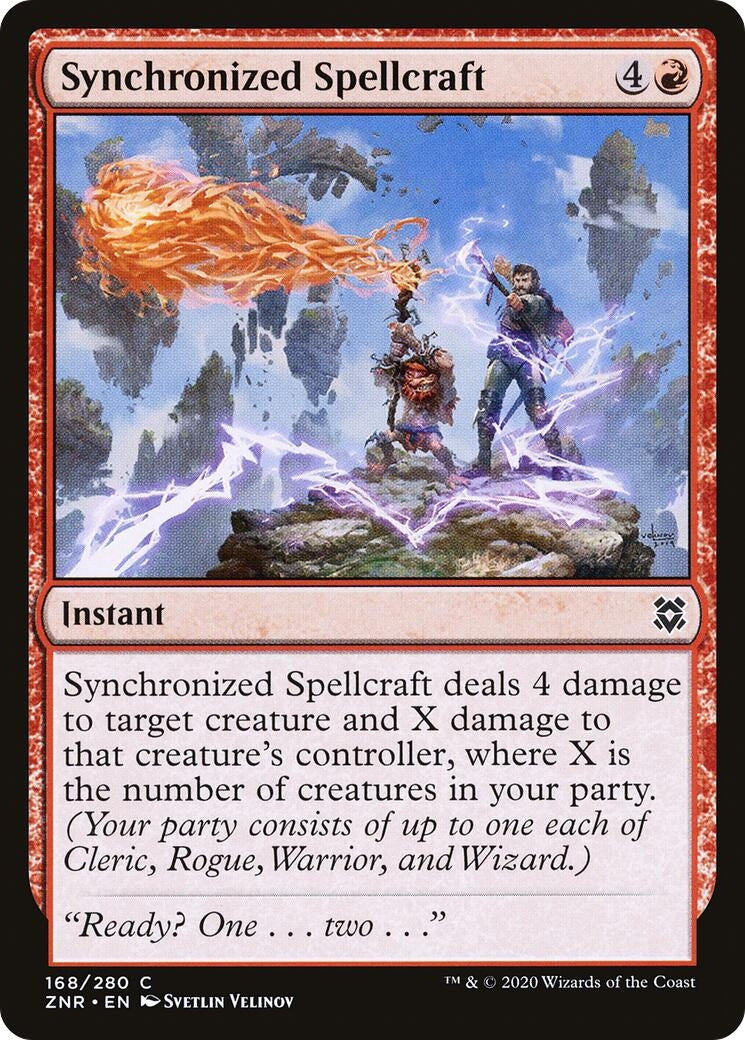 Image for Synchronized Spellcraft (168) [Zendikar Rising] - Magic: The Gathering