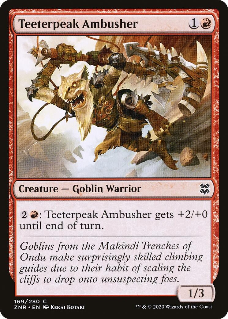Image for Teeterpeak Ambusher (169) [Zendikar Rising] - Magic: The Gathering