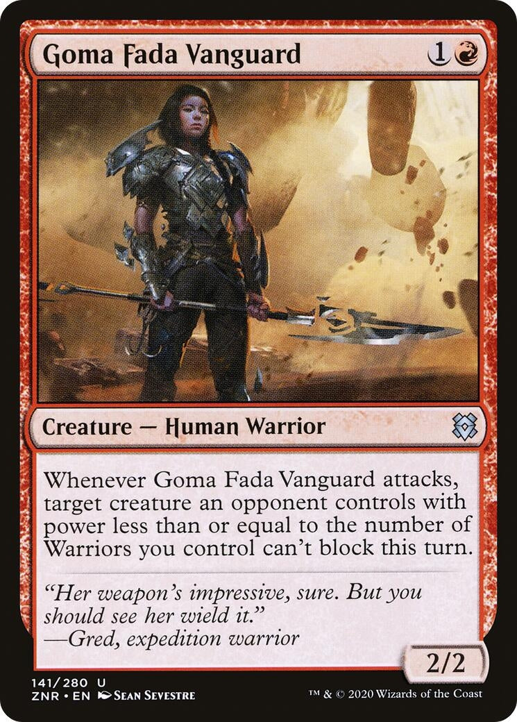 Image for Goma Fada Vanguard (141) [Zendikar Rising] - Magic: The Gathering