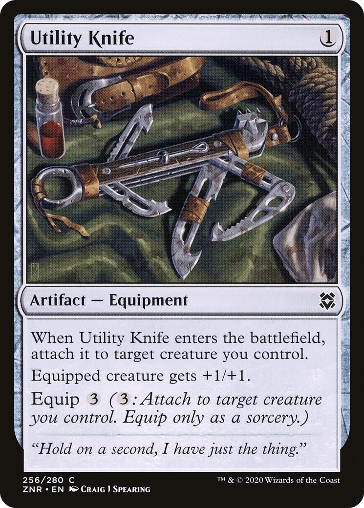 Image for Utility Knife (256) [Zendikar Rising] - Magic: The Gathering