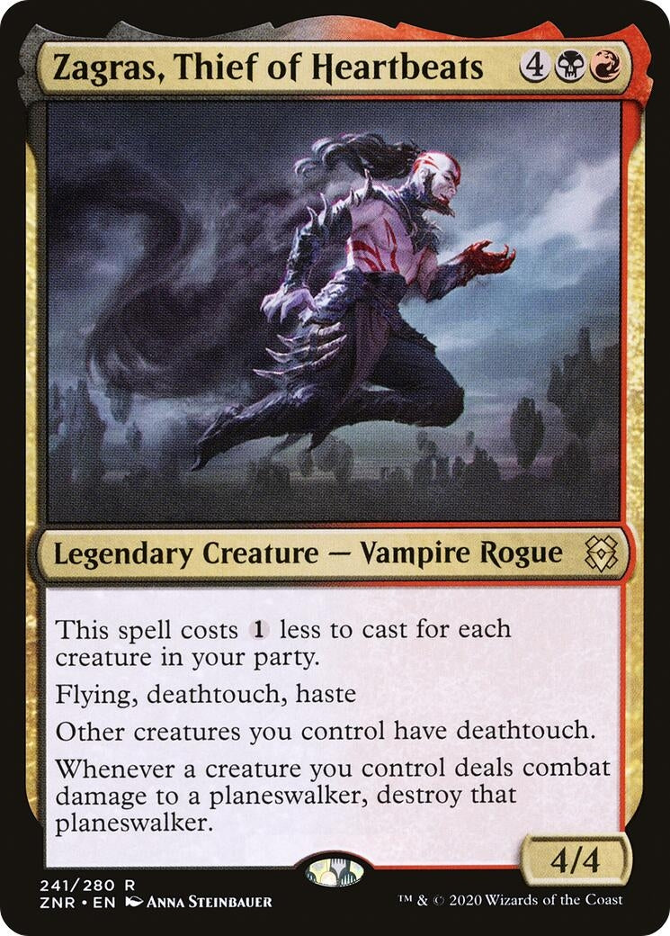 Image for Zagras, Thief of Heartbeats (241) [Zendikar Rising] - Magic: The Gathering