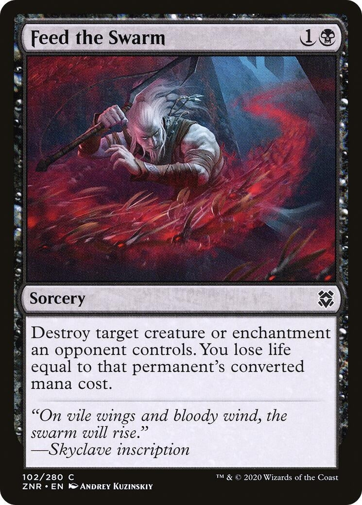 Image for Feed the Swarm (102) [Zendikar Rising] - Magic: The Gathering