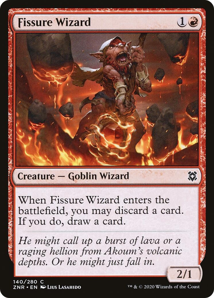 Image for Fissure Wizard (140) [Zendikar Rising] - Magic: The Gathering
