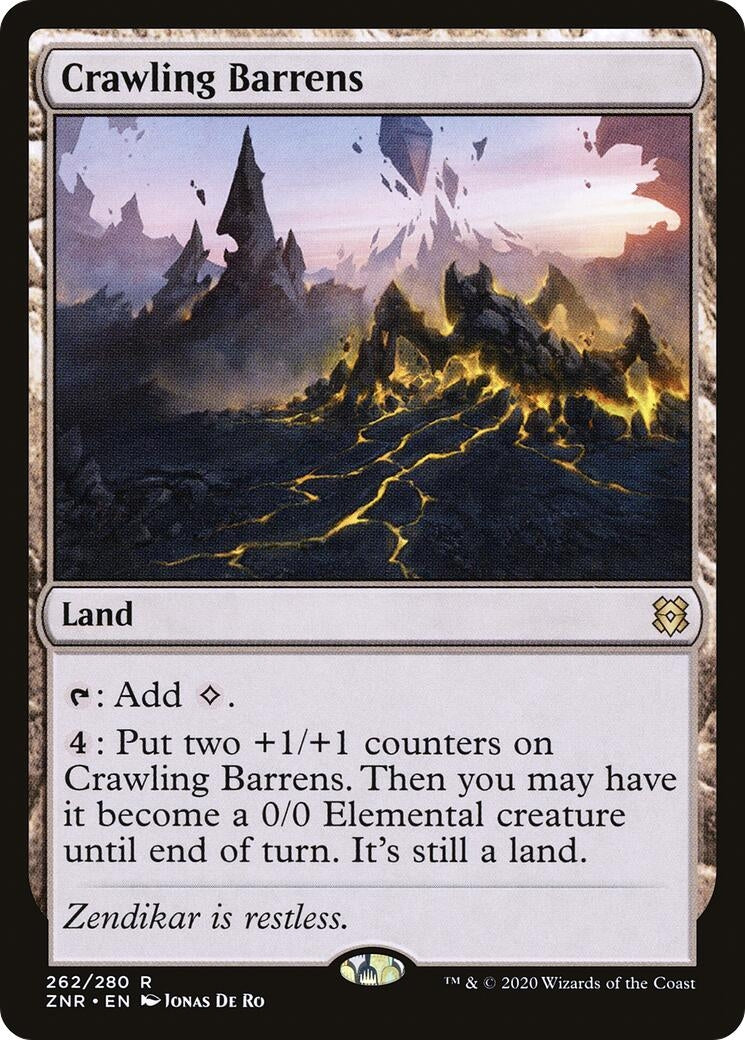 Image for Crawling Barrens (262) [Zendikar Rising] - Magic: The Gathering