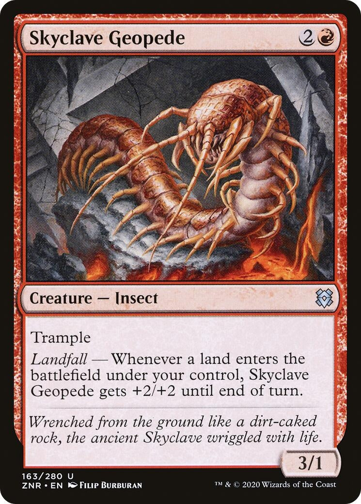Image for Skyclave Geopede (163) [Zendikar Rising] - Magic: The Gathering