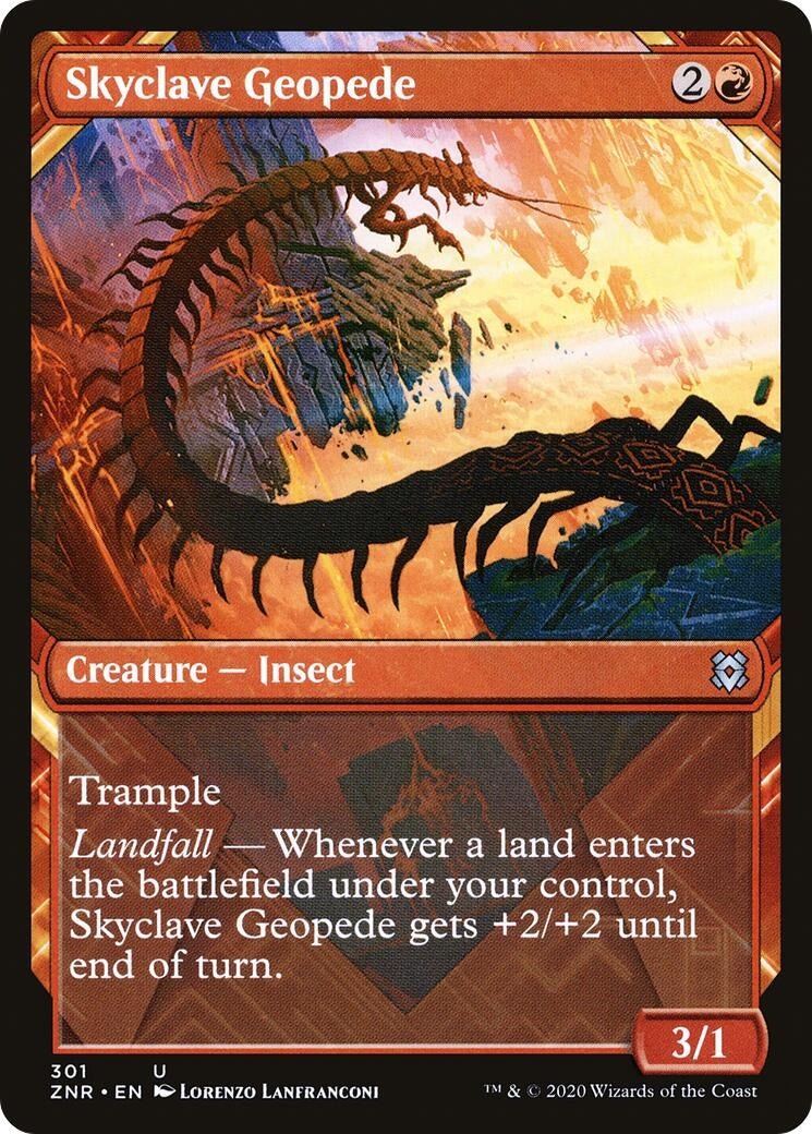 Image for Skyclave Geopede (Showcase) (301) [Zendikar Rising] - Magic: The Gathering