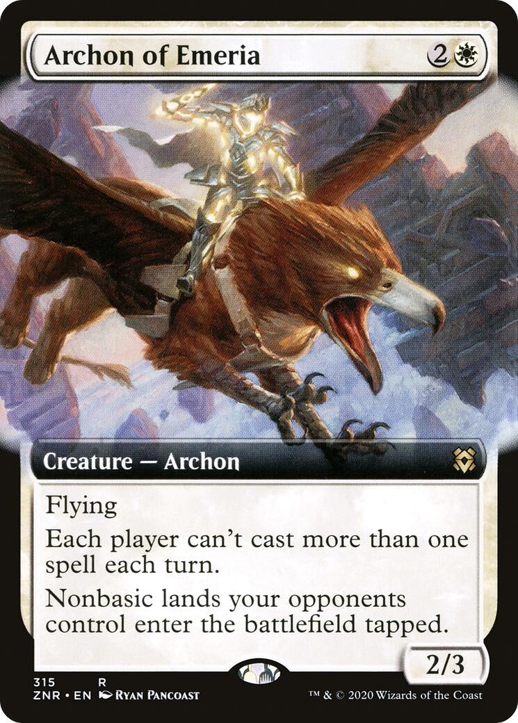 Image for Archon of Emeria (Extended Art) (315) [Zendikar Rising] - Magic: The Gathering