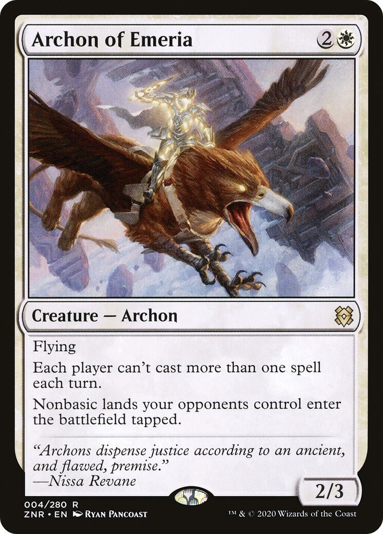 Image for Archon of Emeria (4) [Zendikar Rising] - Magic: The Gathering