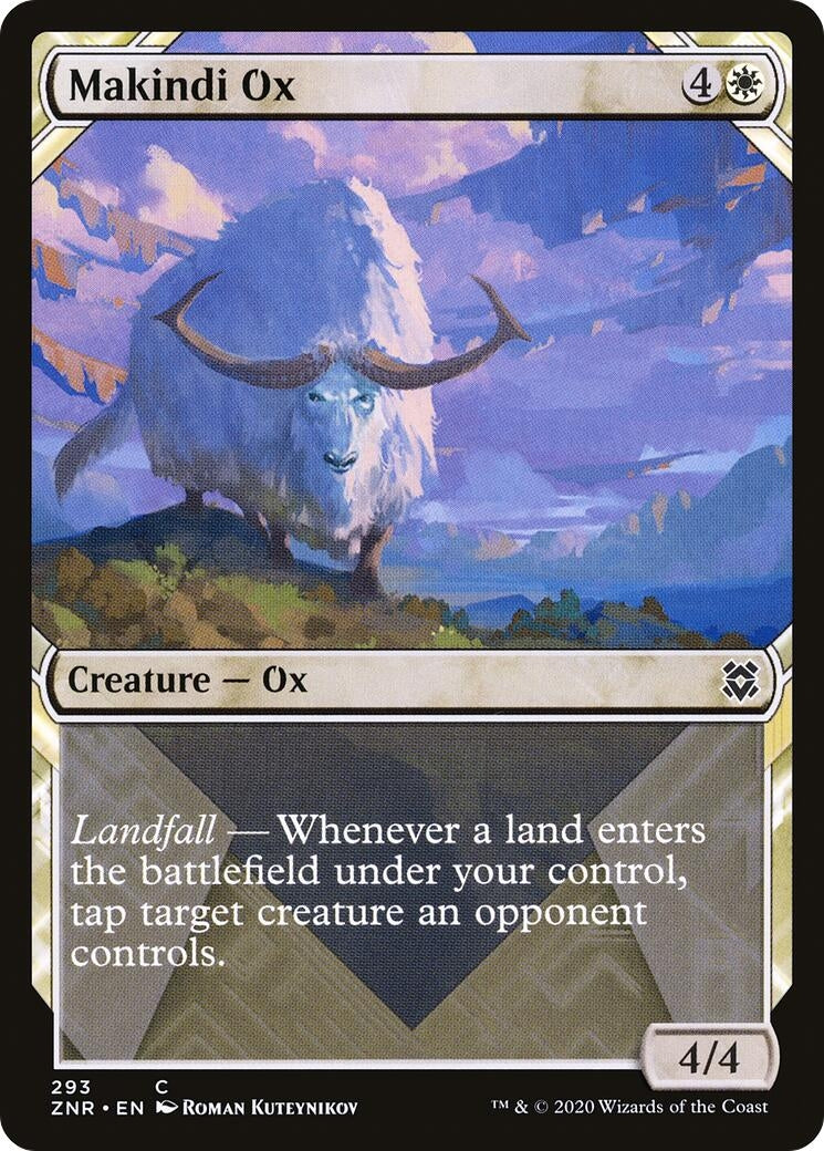 Image for Makindi Ox (Showcase) (293) [Zendikar Rising] - Magic: The Gathering