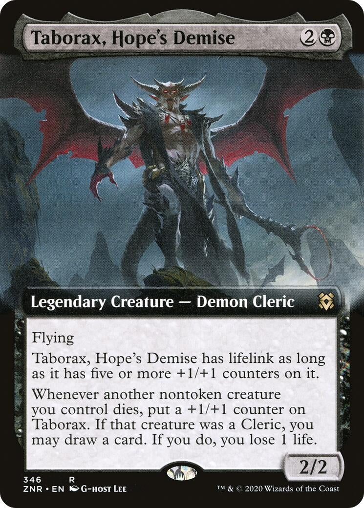 Image for Taborax, Hope's Demise (Extended Art) (346) [Zendikar Rising] - Magic: The Gathering