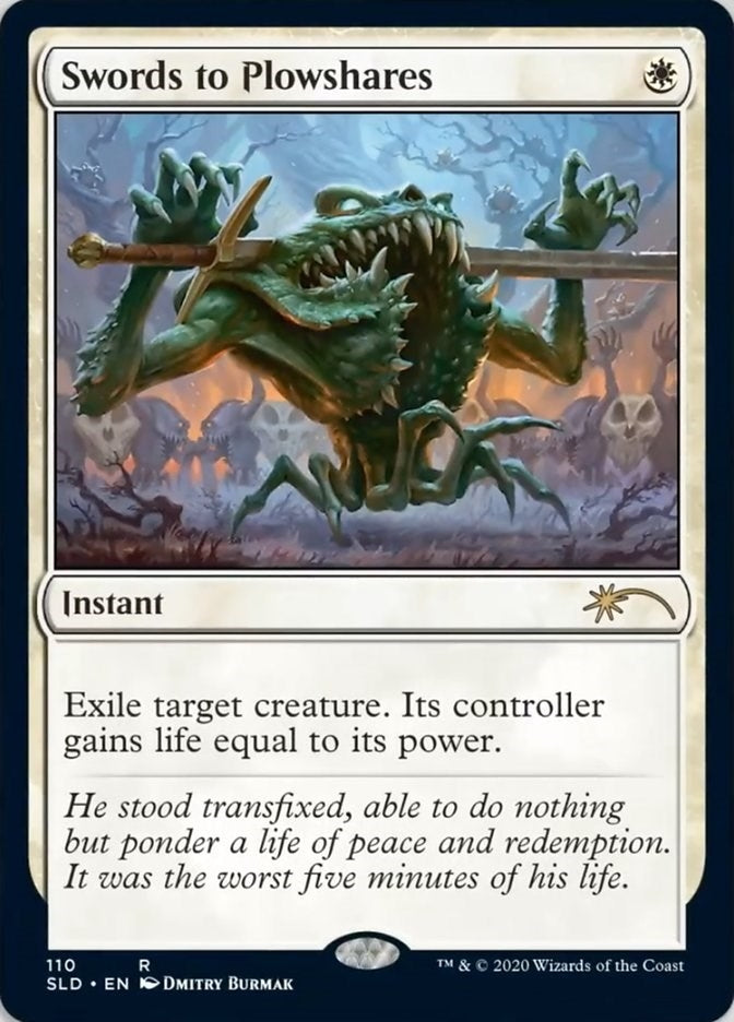 Image for Swords to Plowshares (110) (110) [Secret Lair Drop Series] - Magic: The Gathering