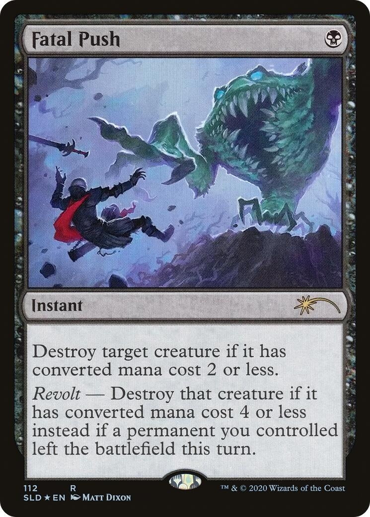 Image for Fatal Push (112) (112) [Secret Lair Drop Series] - Magic: The Gathering