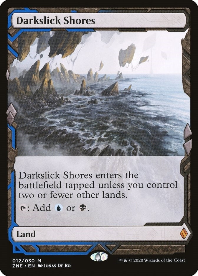 Image for Darkslick Shores (12) [Zendikar Rising Expeditions] - Magic: The Gathering