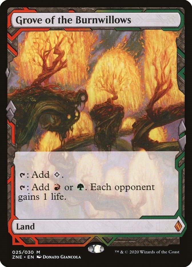 Image for Grove of the Burnwillows (25) [Zendikar Rising Expeditions] - Magic: The Gathering