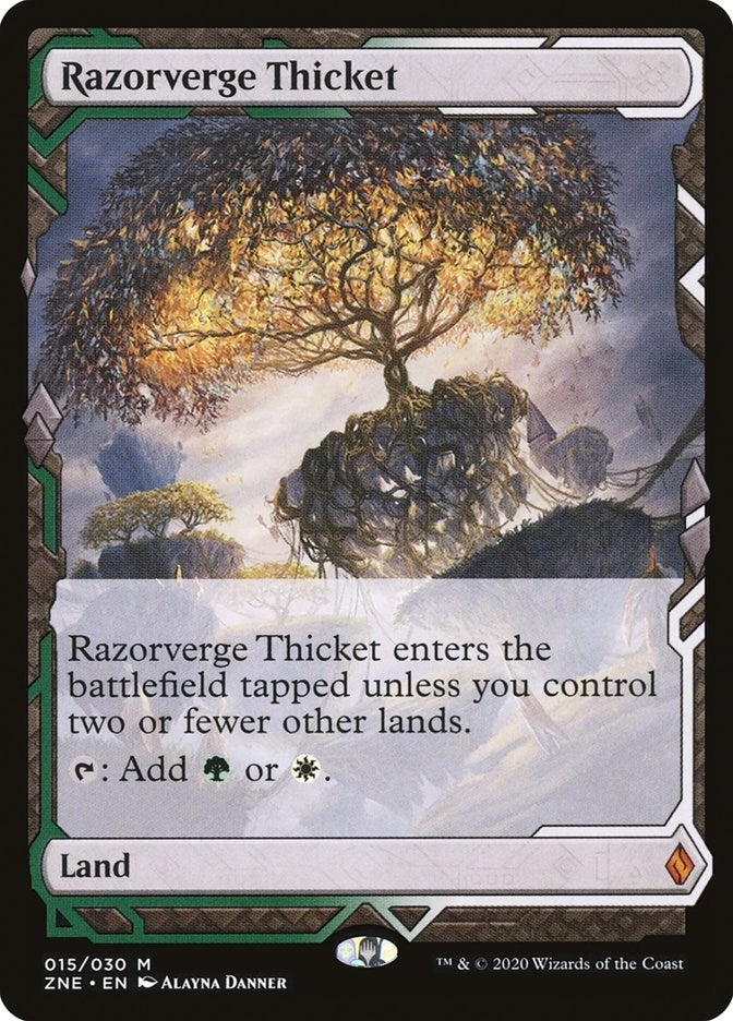 Image for Razorverge Thicket (15) [Zendikar Rising Expeditions] - Magic: The Gathering