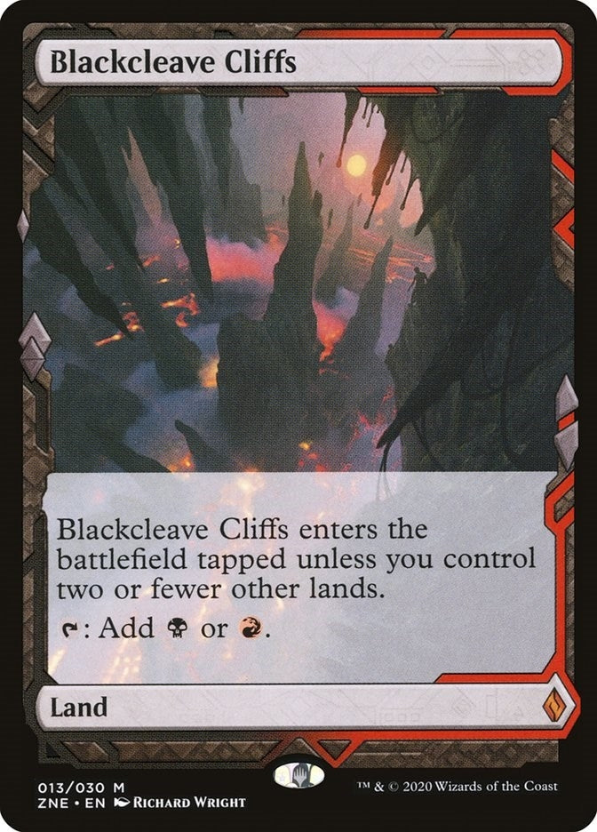 Image for Blackcleave Cliffs (13) [Zendikar Rising Expeditions] - Magic: The Gathering
