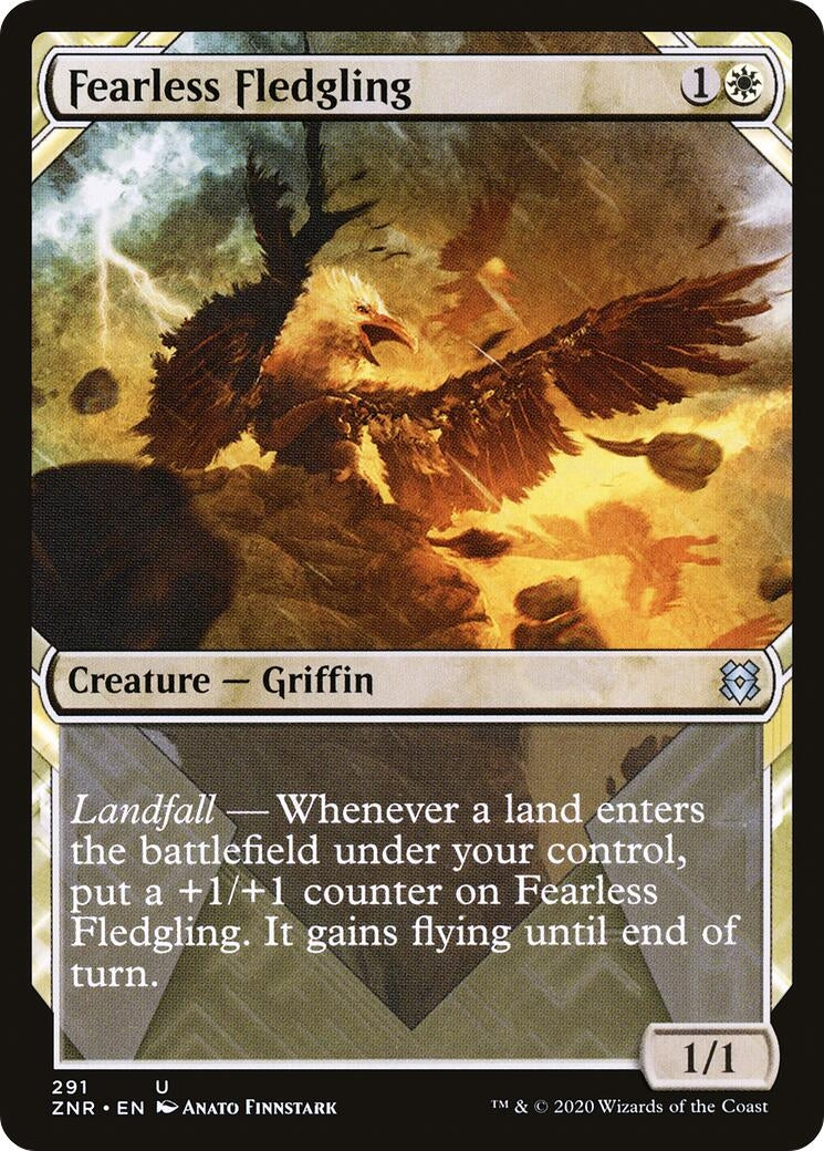 Image for Fearless Fledgling (Showcase) (291) [Zendikar Rising] - Magic: The Gathering