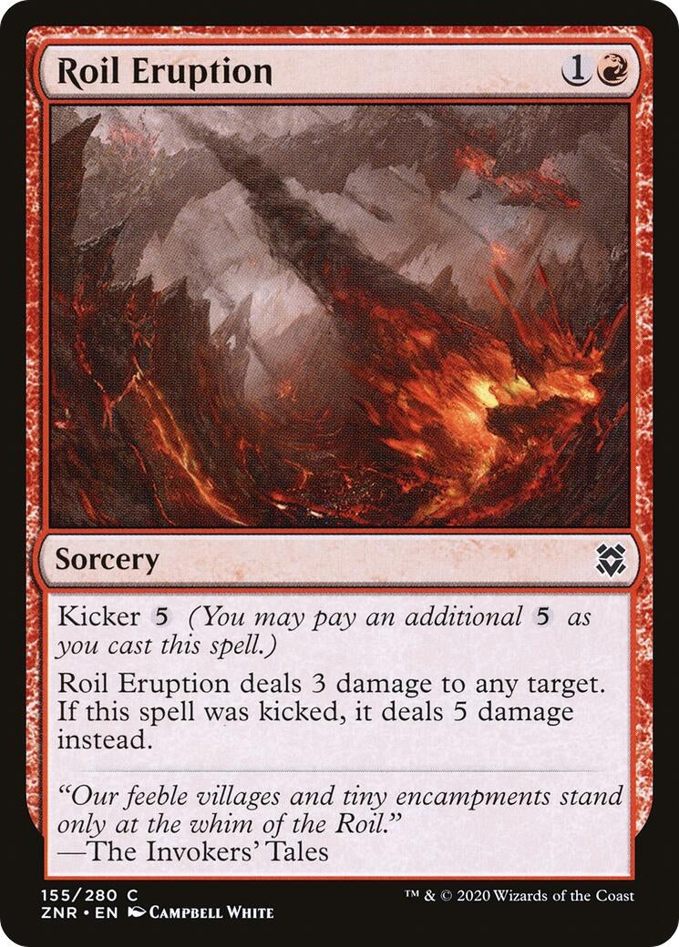 Image for Roil Eruption (155) [Zendikar Rising] - Magic: The Gathering