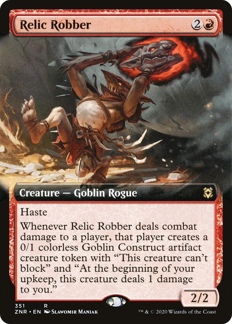 Relic Robber (Extended Art) (351) [Zendikar Rising]