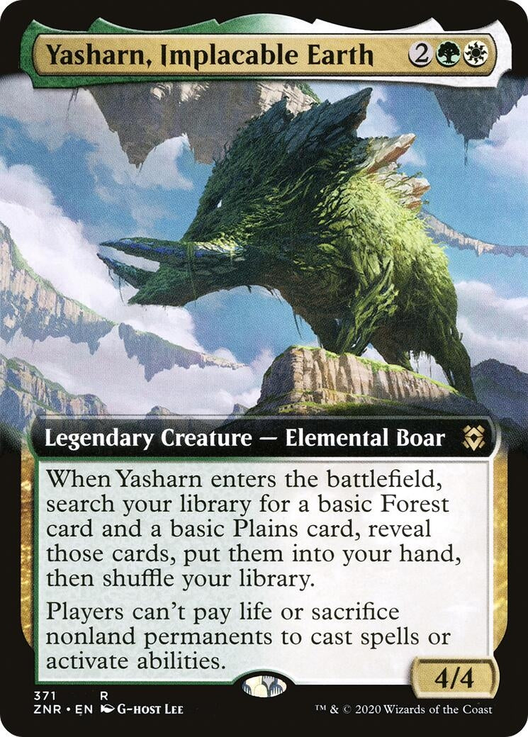 Image for Yasharn, Implacable Earth (Extended Art) (371) [Zendikar Rising] - Magic: The Gathering