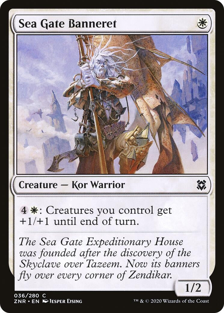 Image for Sea Gate Banneret (36) [Zendikar Rising] - Magic: The Gathering