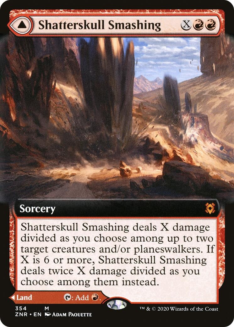 Image for Shatterskull Smashing (Extended Art) (354) [Zendikar Rising] - Magic: The Gathering