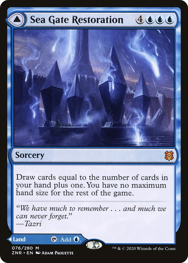 Image for Sea Gate Restoration (76) [Zendikar Rising] - Magic: The Gathering