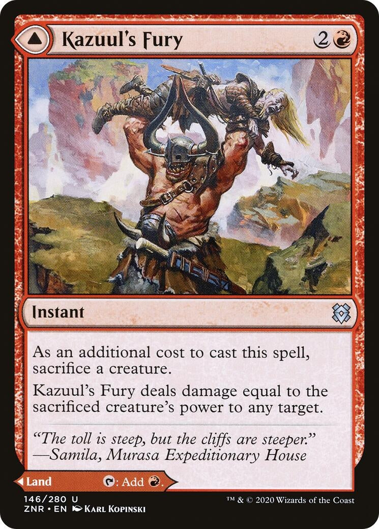 Image for Kazuul's Fury (146) [Zendikar Rising] - Magic: The Gathering