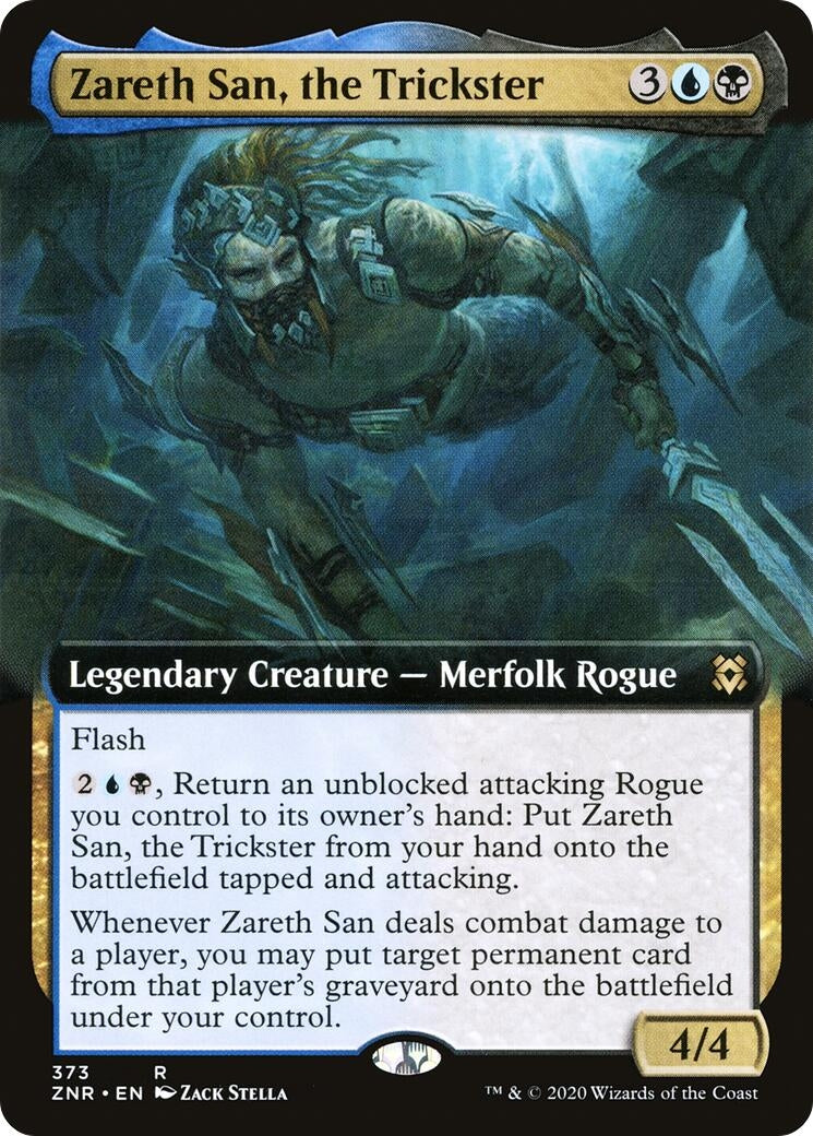 Image for Zareth San, the Trickster (Extended Art) (373) [Zendikar Rising] - Magic: The Gathering