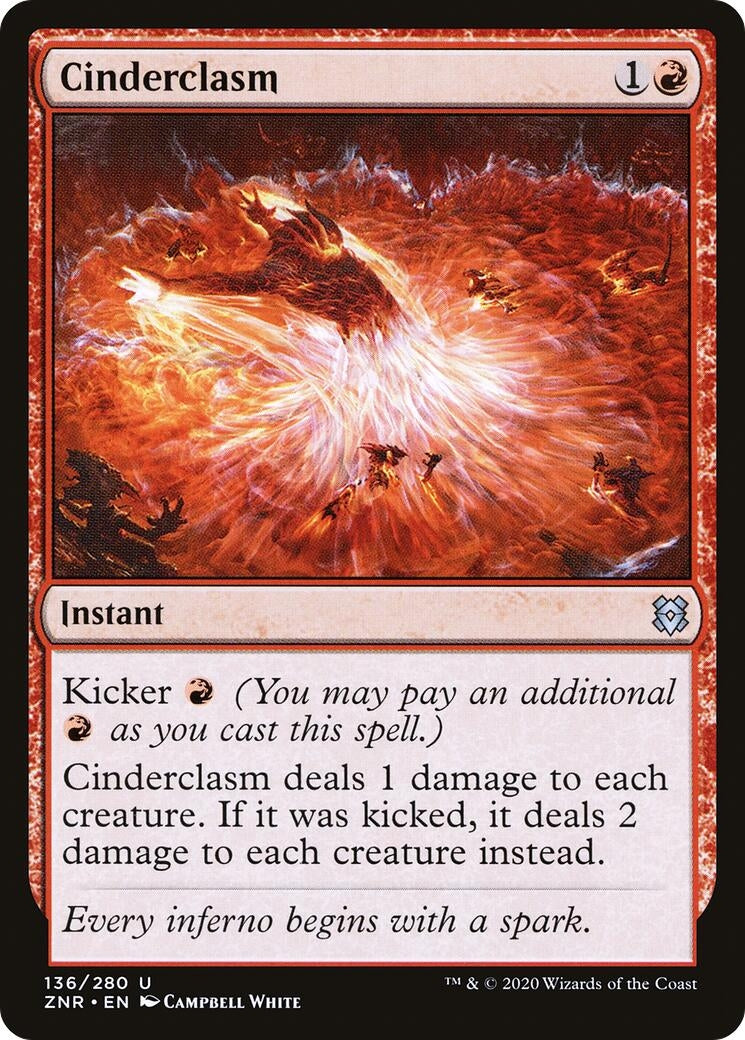 Image for Cinderclasm (136) [Zendikar Rising] - Magic: The Gathering
