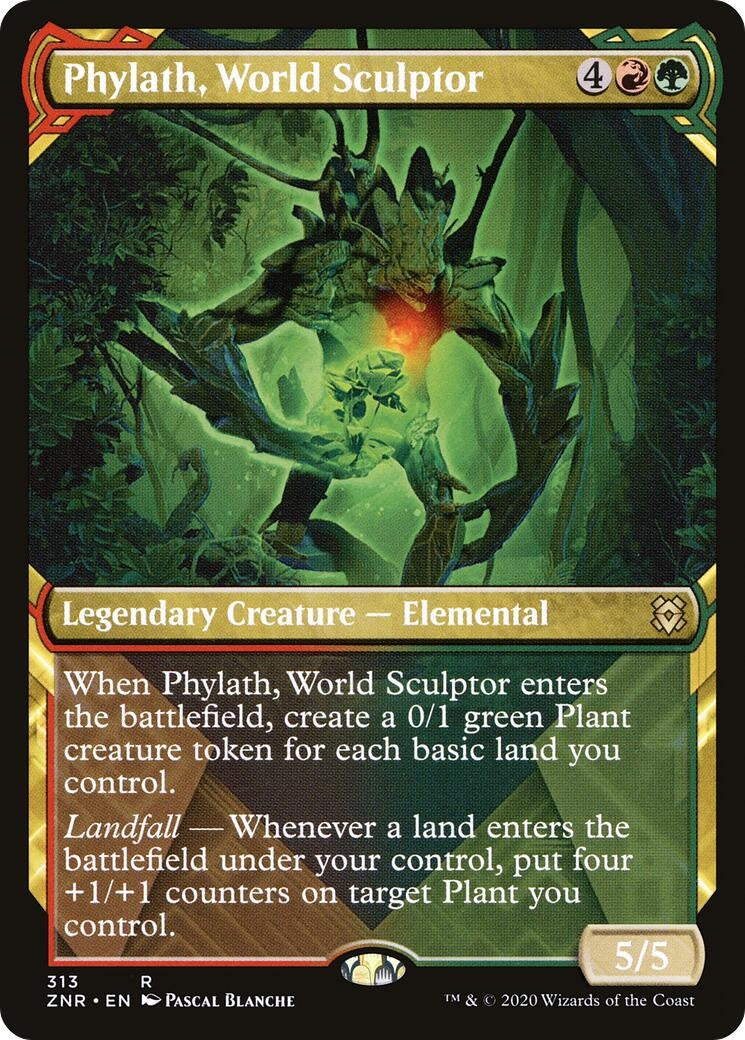 Image for Phylath, World Sculptor (Showcase) (313) [Zendikar Rising] - Magic: The Gathering