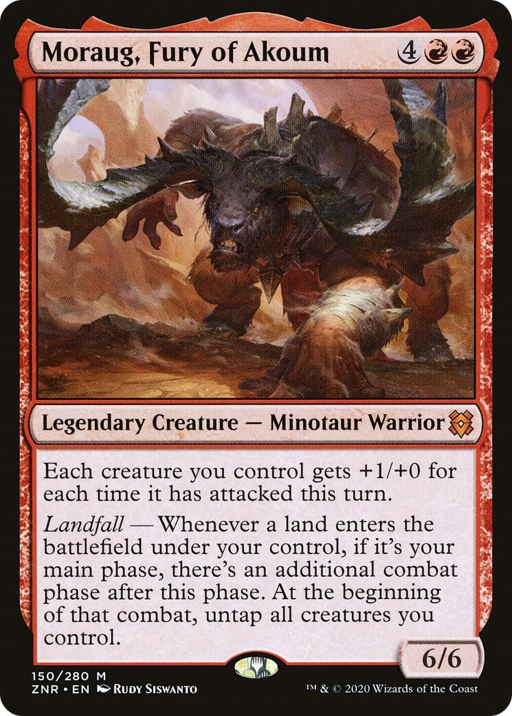 Image for Moraug, Fury of Akoum (150) [Zendikar Rising] - Magic: The Gathering