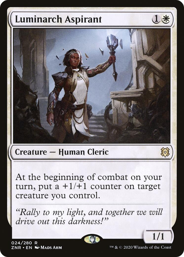 Image for Luminarch Aspirant (24) [Zendikar Rising] - Magic: The Gathering