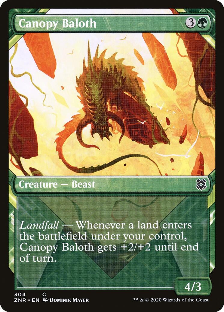 Image for Canopy Baloth (Showcase) (304) [Zendikar Rising] - Magic: The Gathering